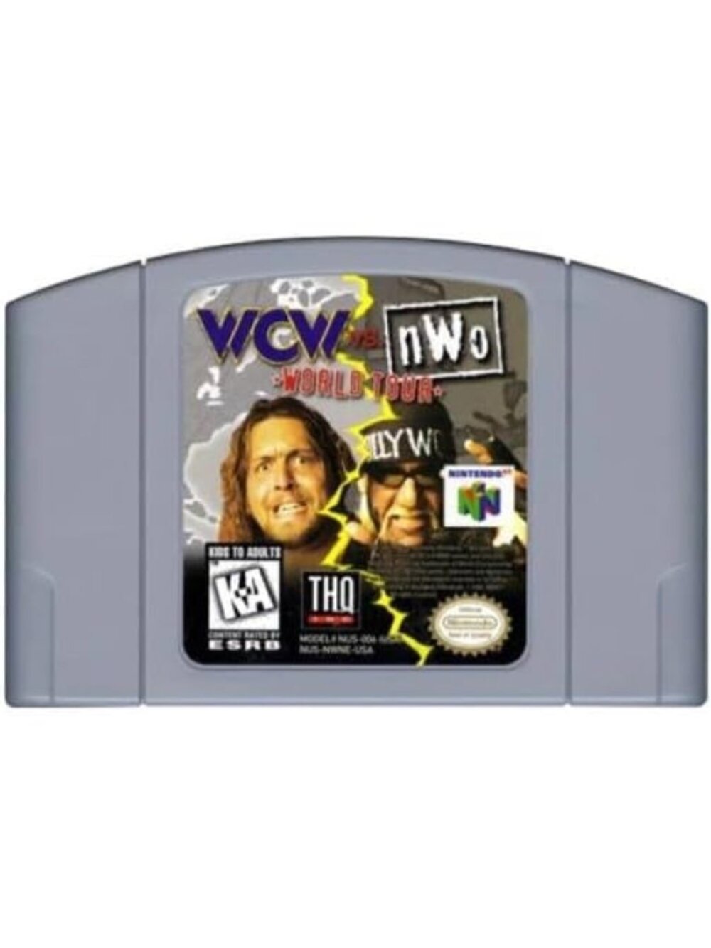 WCW Vs. NWO World Tour Video Game - Classic Wrestling Action, Retro Gaming